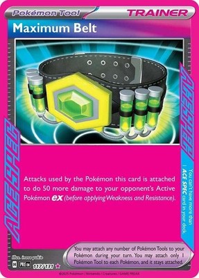 Maximum Belt #117 Holofoil | Prismatic Evolutions