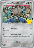 Galarian Meowth #101 Holofoil | 30th Celebration