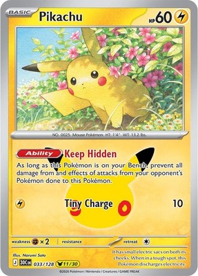 Pikachu #33 Holofoil | 30th Celebration
