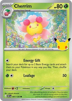 Cherrim #7 Holofoil | 30th Celebration