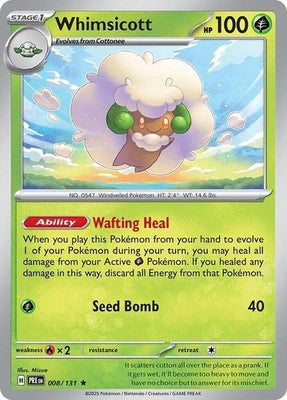 Whimsicott #8 Holofoil | Prismatic Evolutions