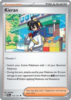 Kieran #113 Reverse Holofoil | Prismatic Evolutions