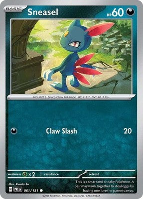 Sneasel #61 Reverse Holofoil | Prismatic Evolutions