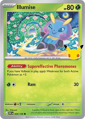 Illumise #4 Holofoil | 30th Celebration