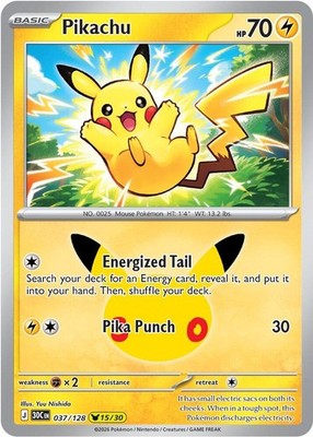 Pikachu #37 Holofoil | 30th Celebration