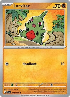 Larvitar #47 Reverse Holofoil | Prismatic Evolutions