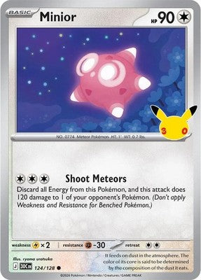 Minior #124 Holofoil | 30th Celebration