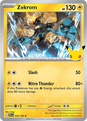 Zekrom #56 Holofoil | 30th Celebration