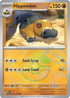Hippowdon #53 Poke Ball Pattern | Prismatic Evolutions