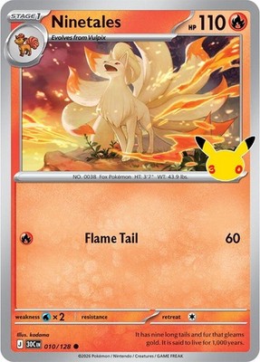 Ninetales #10 Holofoil | 30th Celebration
