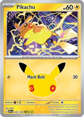 Pikachu #30 Holofoil | 30th Celebration