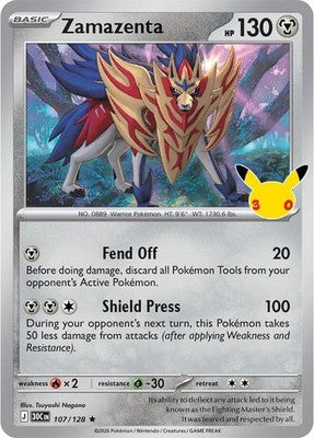 Zamazenta #107 Holofoil | 30th Celebration
