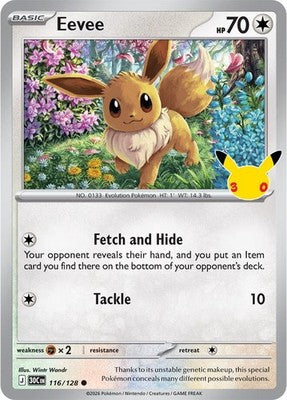 Eevee #116 Holofoil | 30th Celebration