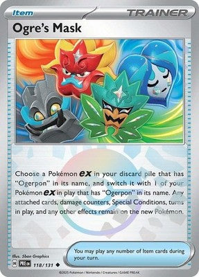 Ogre's Mask #118 Poke Ball Pattern | Prismatic Evolutions