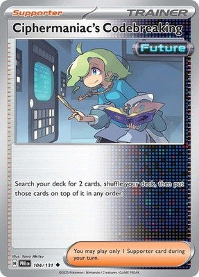 Ciphermaniac's Codebreaking #104 Reverse Holofoil | Prismatic Evolutions