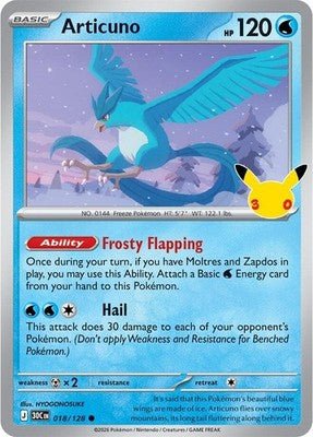 Articuno #18 Holofoil | 30th Celebration