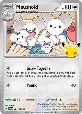 Maushold #125 Holofoil | 30th Celebration