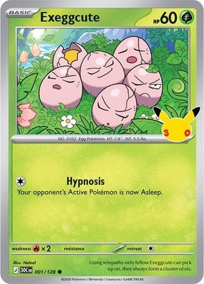 Exeggcute #1 Holofoil | 30th Celebration