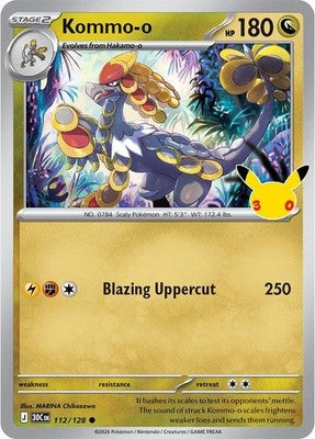 Kommo-o #112 Holofoil | 30th Celebration