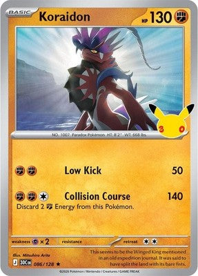 Koraidon #86 Holofoil | 30th Celebration