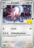 Hisuian Zoroark #123 Holofoil | 30th Celebration