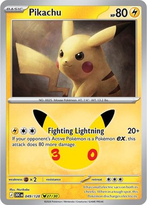 Pikachu #49 Holofoil | 30th Celebration