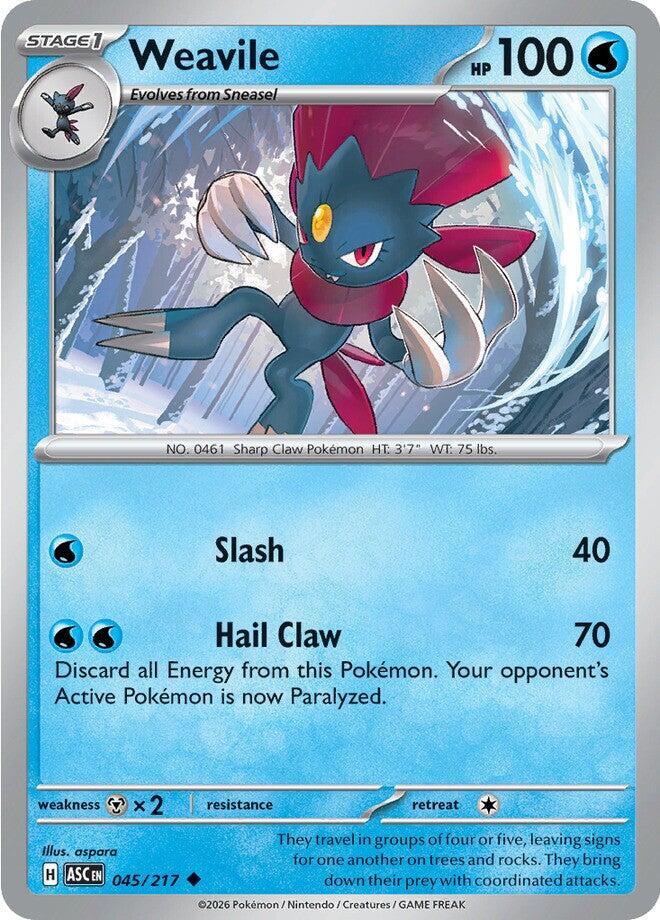Weavile #45 | Ascended Heroes
