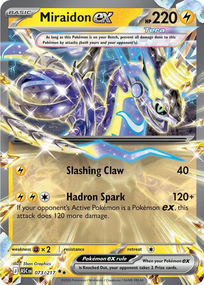 Miraidon ex #73 Holofoil | Ascended Heroes