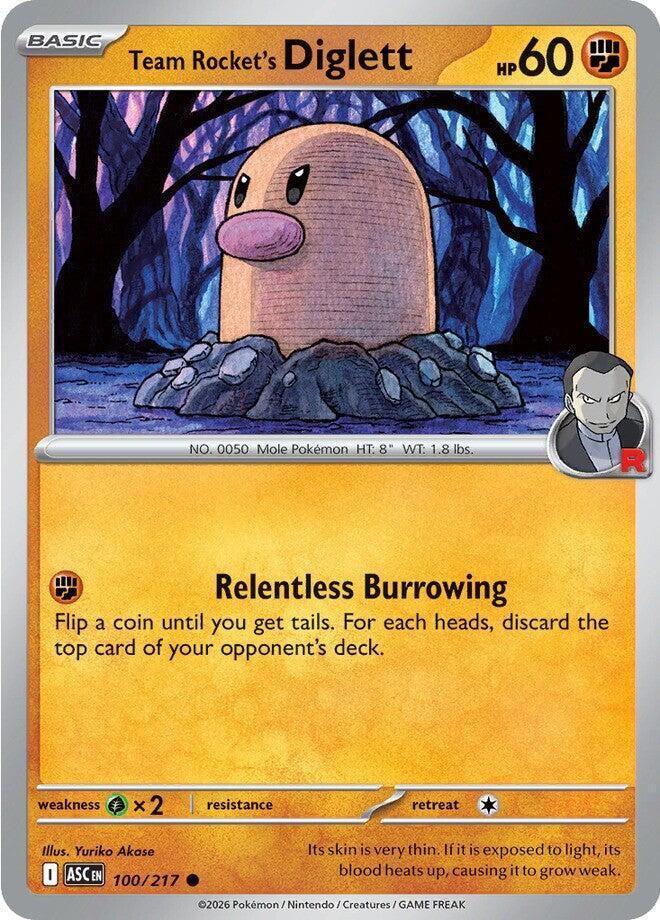 Team Rocket's Diglett #100 | Ascended Heroes