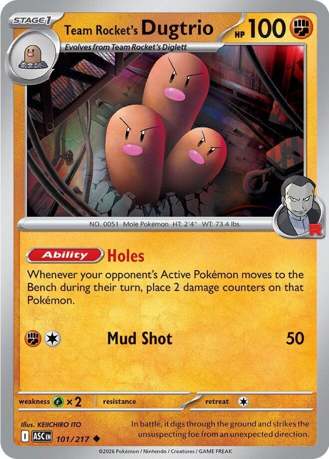 Team Rocket's Dugtrio #101 | Ascended Heroes