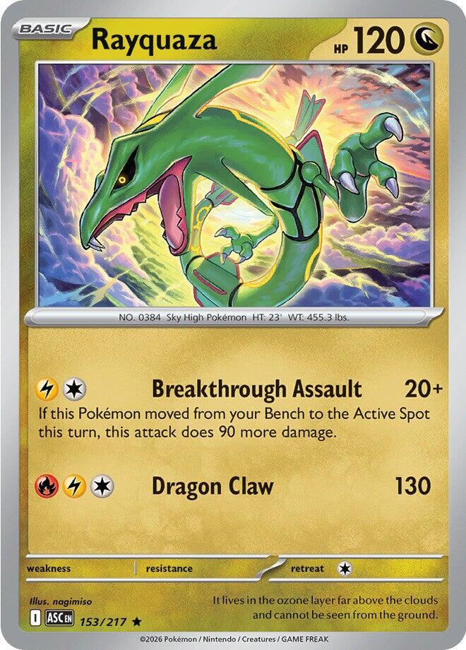 Rayquaza #153 Holofoil | Ascended Heroes