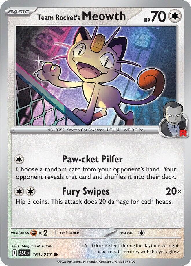 Team Rocket's Meowth #161 | Ascended Heroes