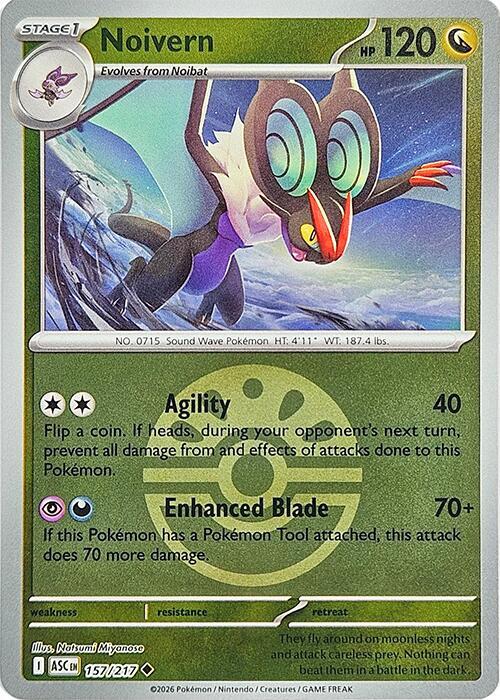 Noivern (Friend Ball) #157 Reverse Holofoil | Ascended Heroes