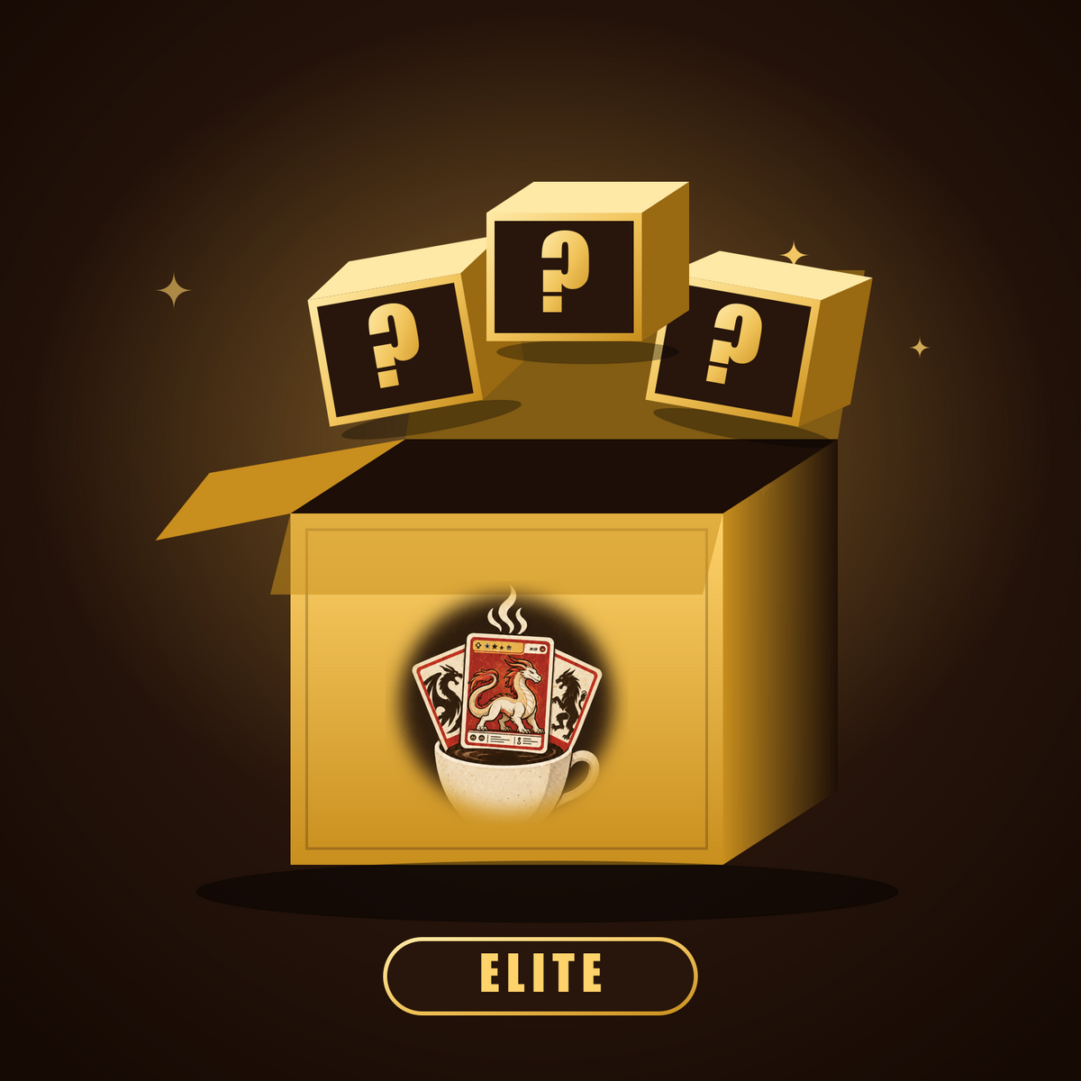 Elite Box: Coffee N Cards mystery box