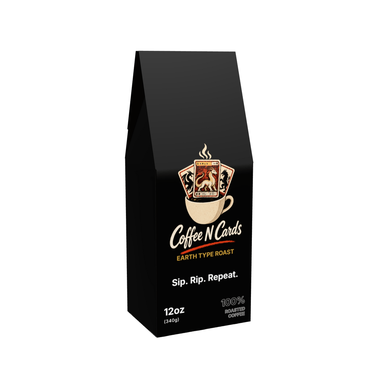 Earth Type Roast 12oz coffee box, front